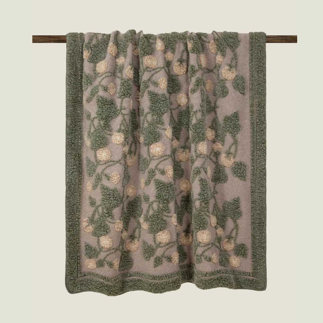 Frati Harmony Green Boiled Wool 150x190cm