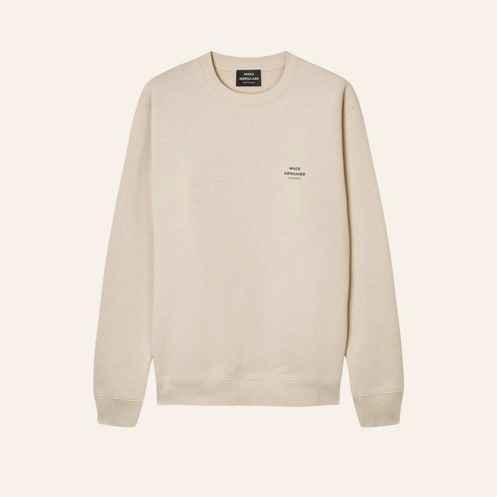 Mads Nørgaard Standard Crew Logo Sweat Rainy Day