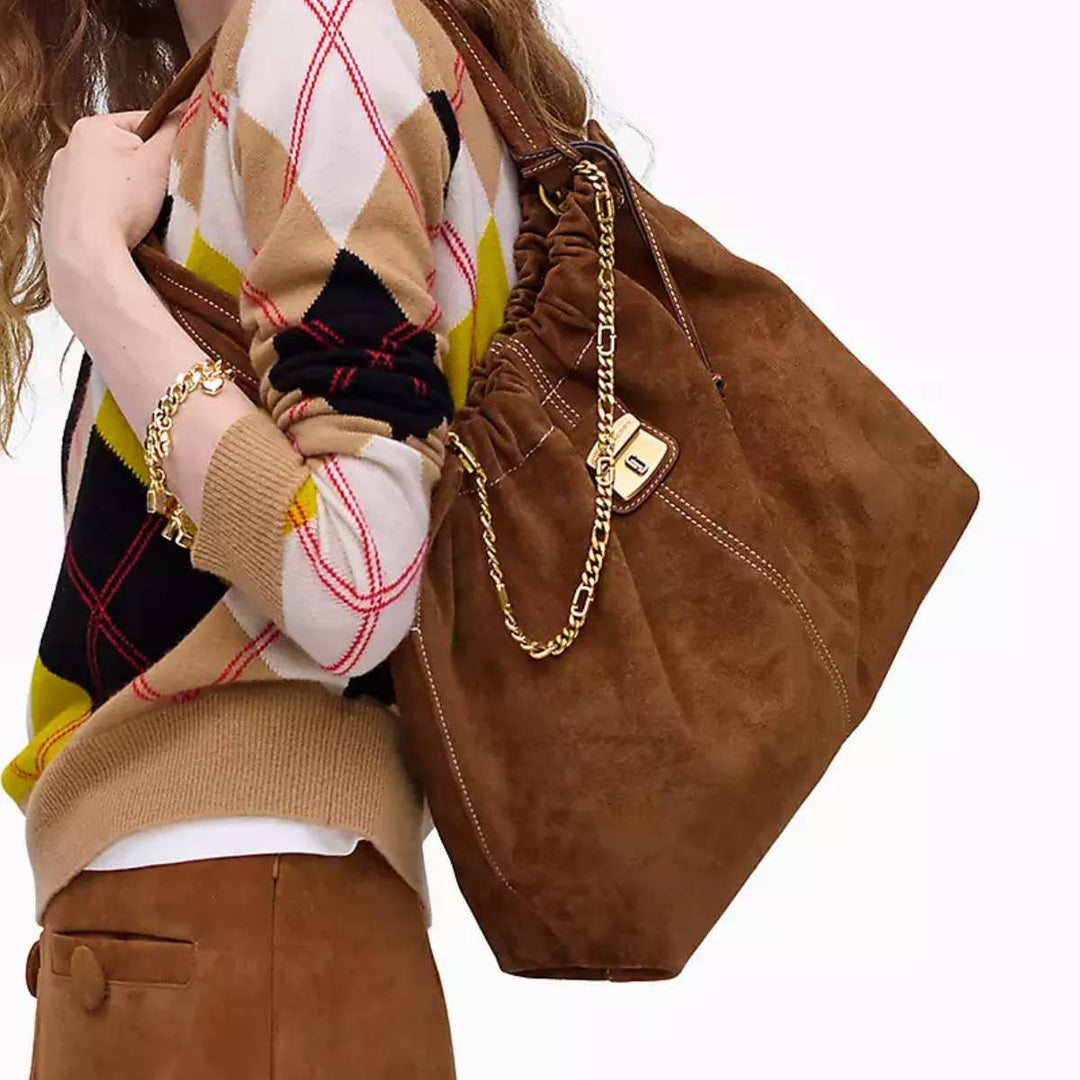 Marc Jacobs The Tote Suede Cristina Copper