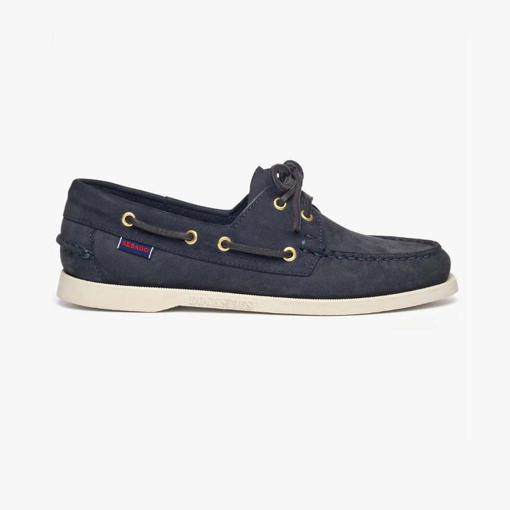 Sebago Docksides Portland Nubuck Blue Universe W