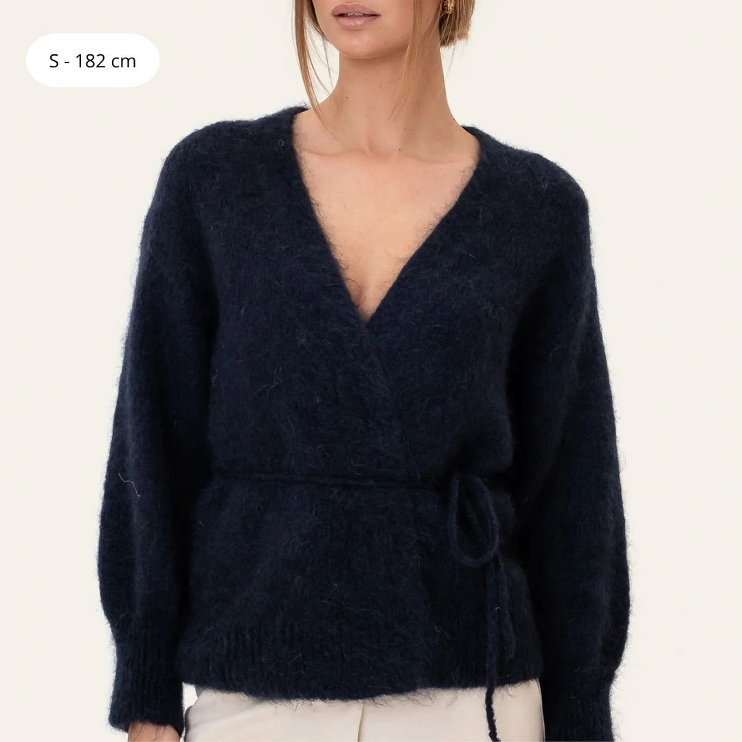 BYIC IdaIC Wrap Cardigan Navy