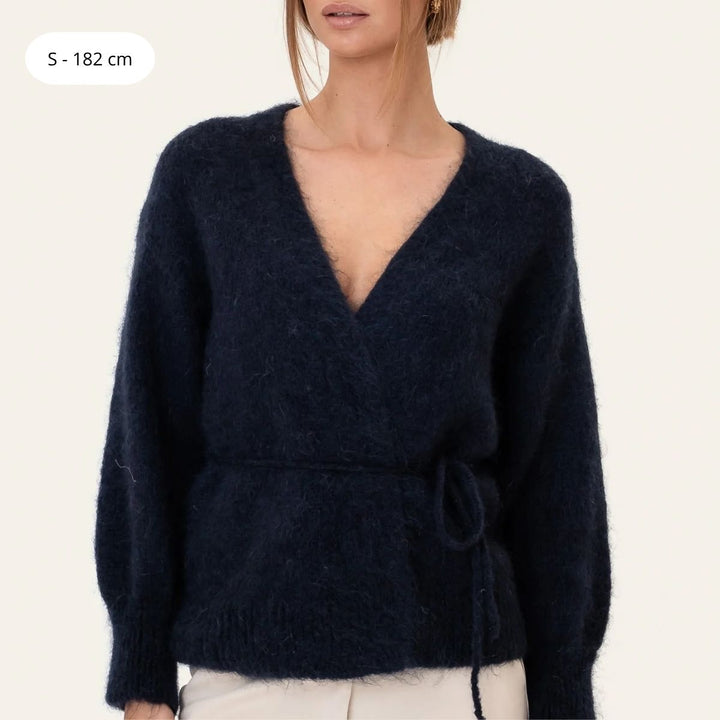 BYIC IdaIC Wrap Cardigan Navy