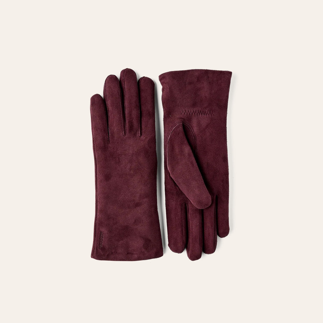 Hestra Elisabeth Suede Bordeaux