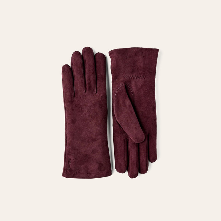 Hestra Elisabeth Suede Bordeaux