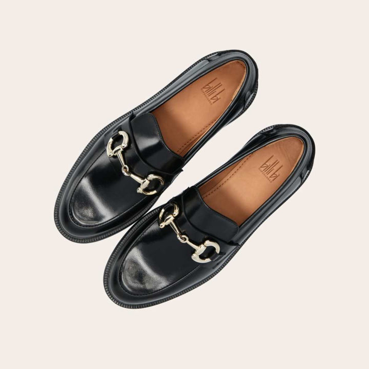Billie Bi Mokasin Black Calf W