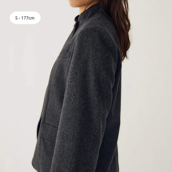 Noella N-Monique Blazer Dark Grey Melange