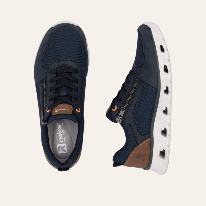 Rieker Herresko Blue M