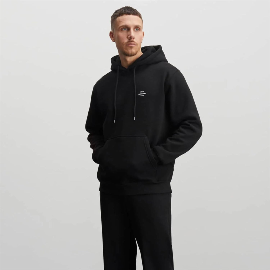Mads Nørgaard Standard Hoodie Logo Sweat Black