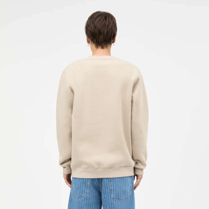 Mads Nørgaard Standard Crew Logo Sweat Plaza Taupe