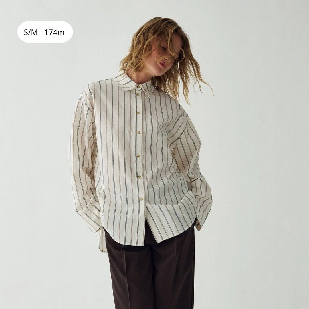 Noella N-Lavonda Shirt Ellington White Stripe