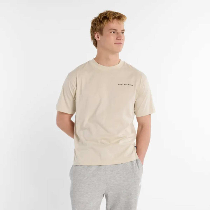 New Balance T-skjorte Sea Salt M