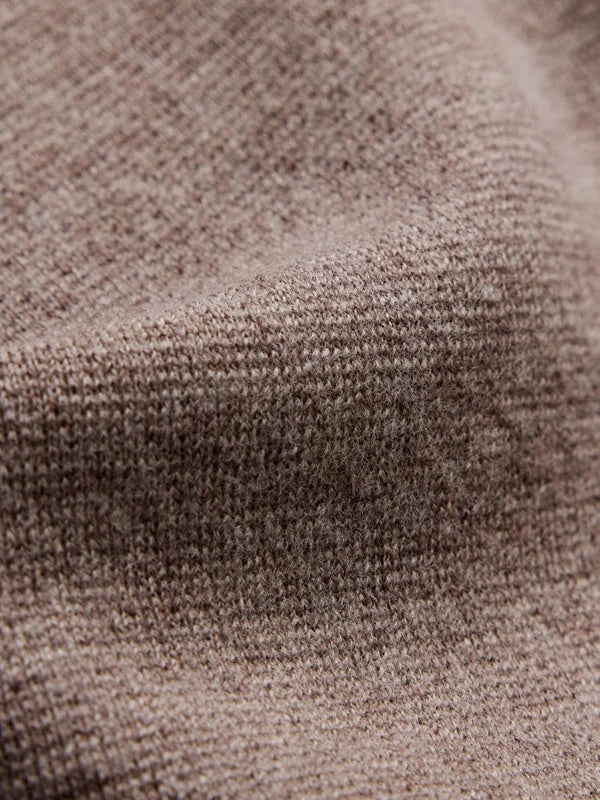 ELLA & IL Ovie Merino Sweater Light Brown Melange W