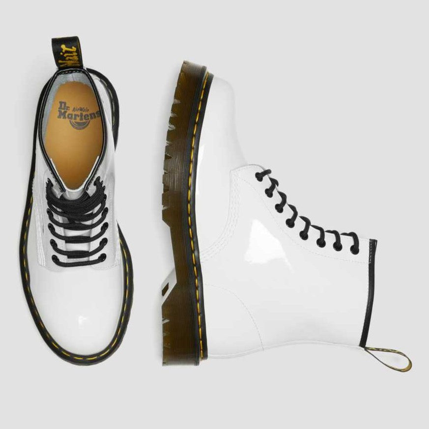 Dr. Martens 1460 Bex Lakk Hvit W