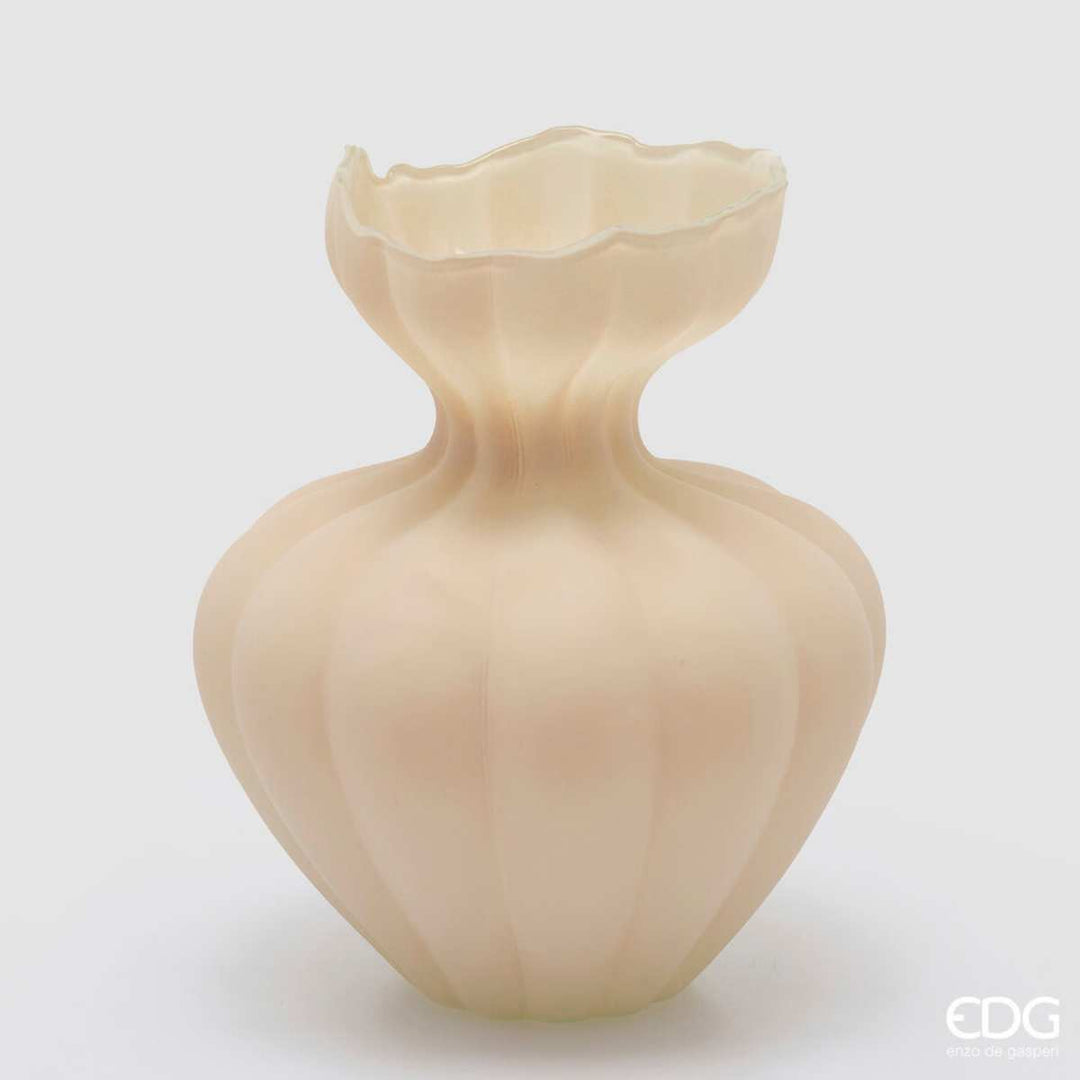 EDG Vaso Flow Sinuoso H.32 D.26 Ivory