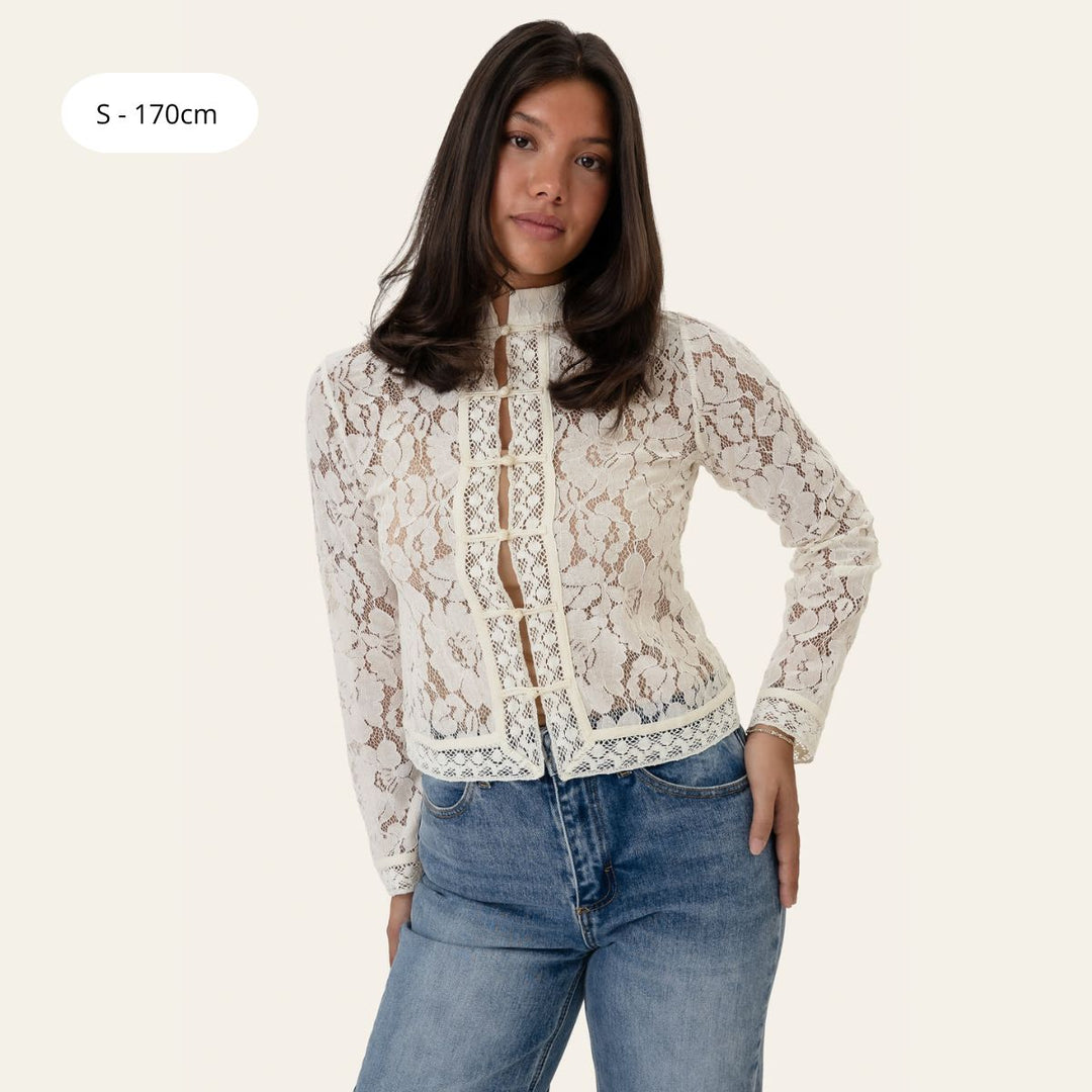 BYIC LiljaIC Shirt Off White Lace