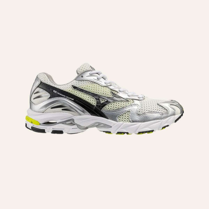 Mizuno Wave Rider 10 Snow White/Black/Sylvan Green W