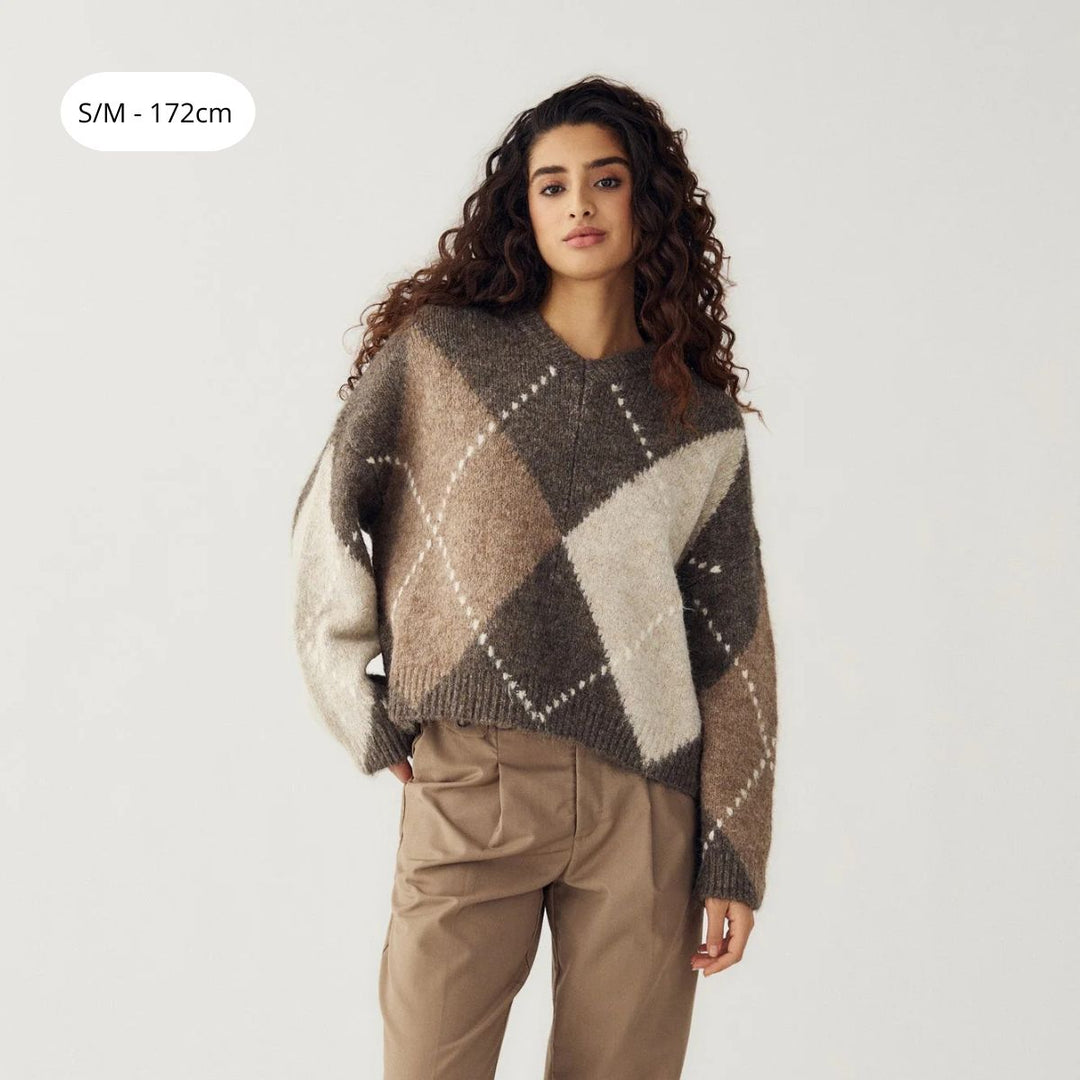Noella Lai Knit Ash Brown Mix