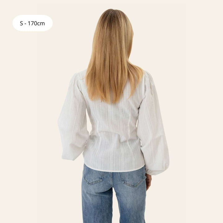 BYIC HazelIC Shirt White Embroidery
