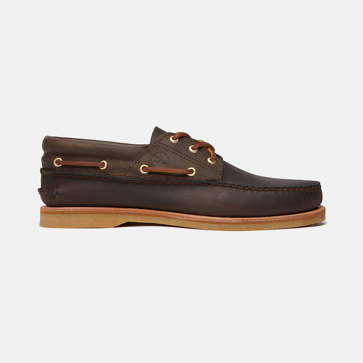 Timberland Crafted Boat Shoe Dark Brown Full Grai M