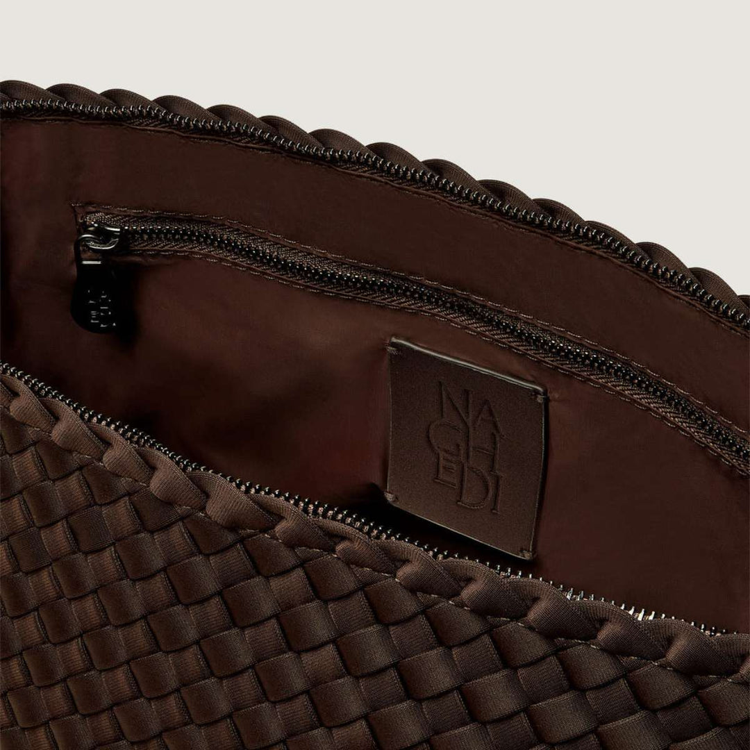 Naghedi Portofino Large Cosmetic Case Chocolate