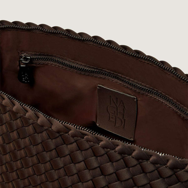 Naghedi Portofino Large Cosmetic Case Chocolate