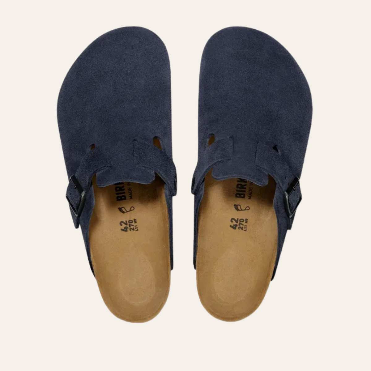 Birkenstock Boston BS Regular New Navy M – Tønnesen 1937