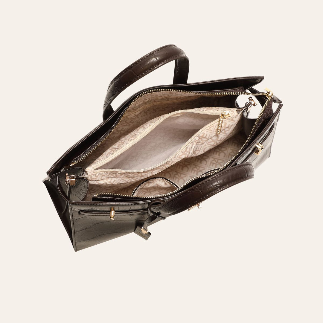 Lycke Askim Handbag CrocoBrown