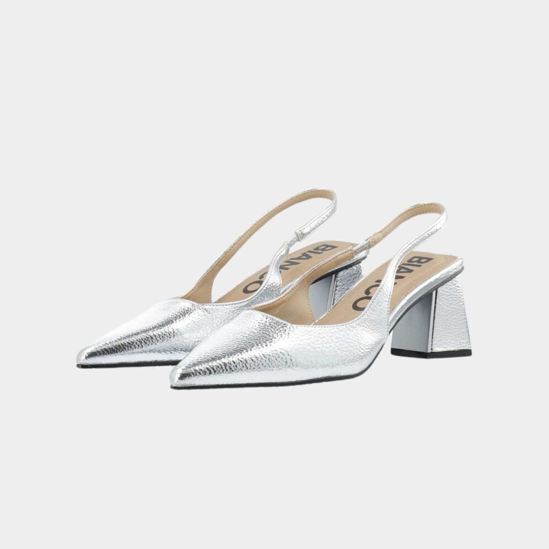 Bianco Biamaralyn Slingback Patent W