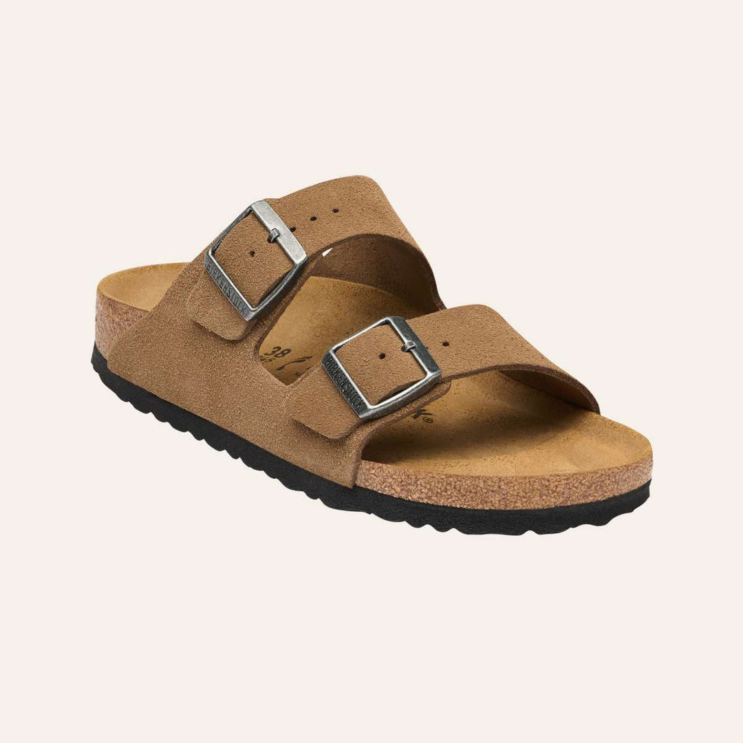 Birkenstock Arizona Suede Leather Dark Tea W