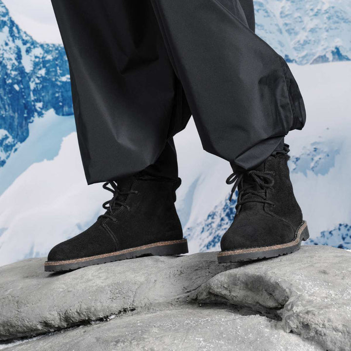 Birkenstock Uppsala Mid Shearling Black W