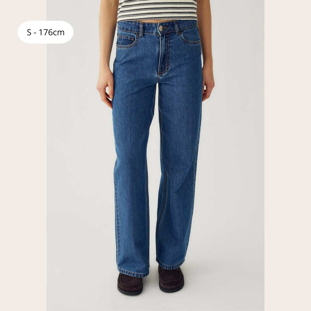Noella N-Katy MW Jeans Blue Wash
