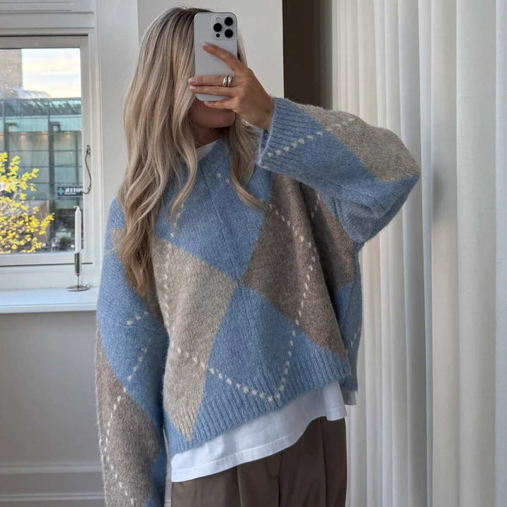 Noella Lai Knit Sky Blue Mix