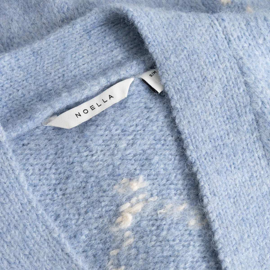 Noella N-Laiana Knit Cardigan Sky Blue Mix