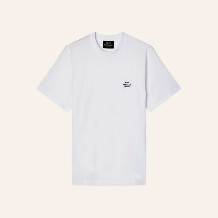 Mads Nørgaard Cotton Logo Tee White