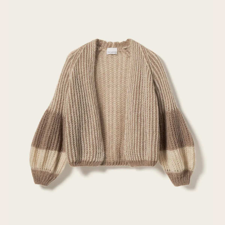 Noella Liana Knit Cardigan Cozy Brown