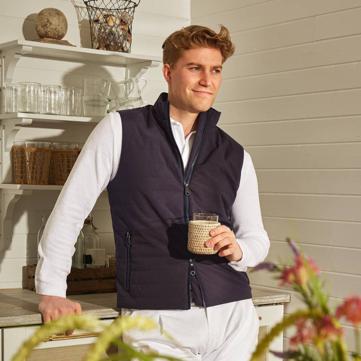 Monel Marcus Vest Midnight Navy