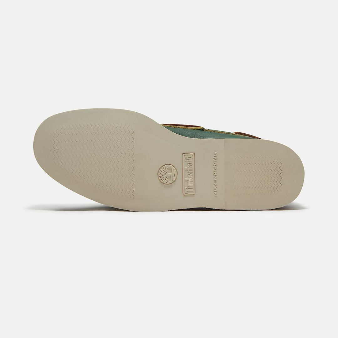 Timberland Classic Boat Shoe Medium Green Full Grain M