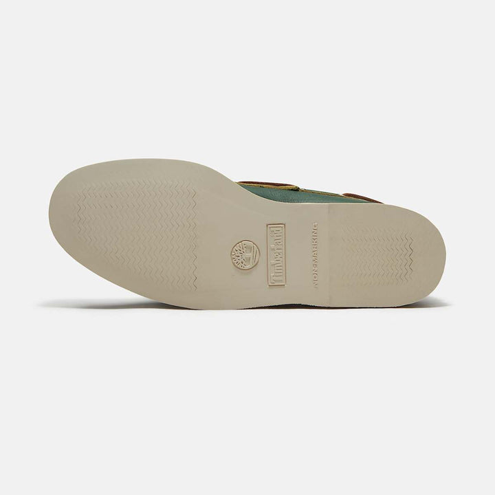 Timberland Classic Boat Shoe Medium Green Full Grain M