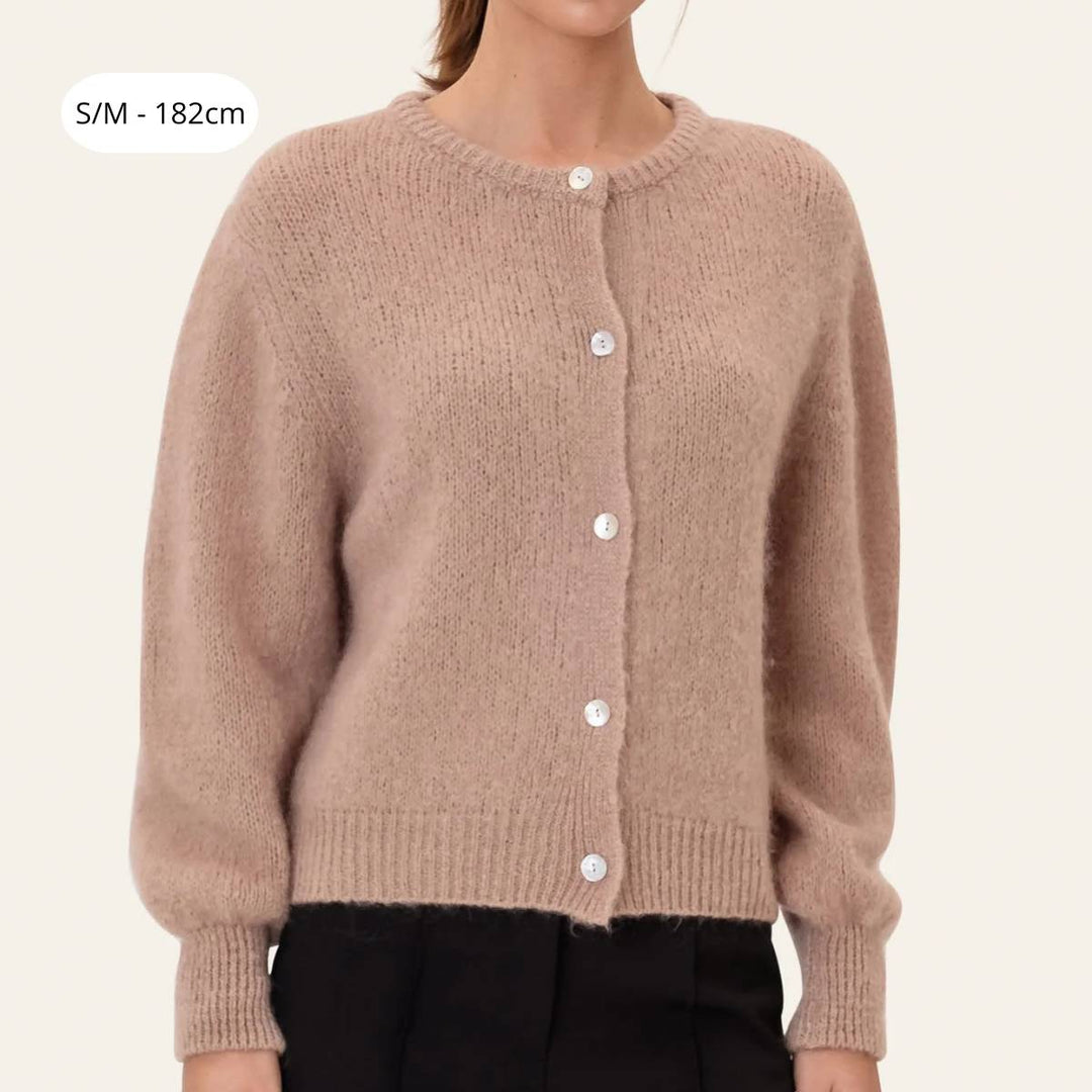 BYIC Idaic Cardigan Dark Beige