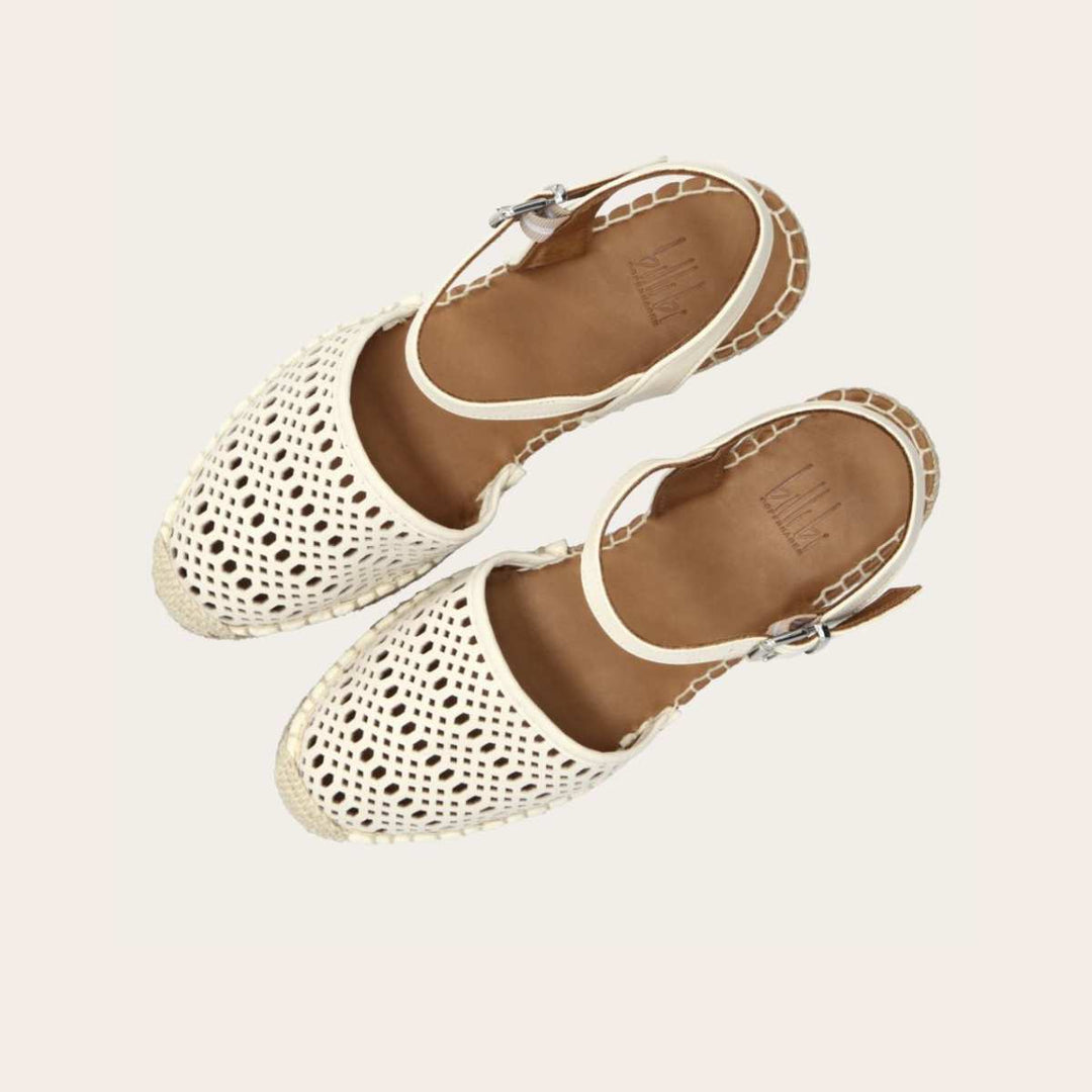 Billie Bi Sandal Kilehæl Off White W