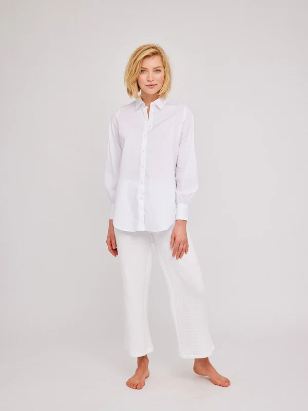 ELLA & IL Linni Shirt White
