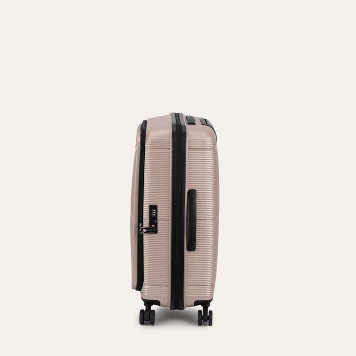 North Pioneer Hong Kong Koffert Medium 67cm Utvidbar Champagne