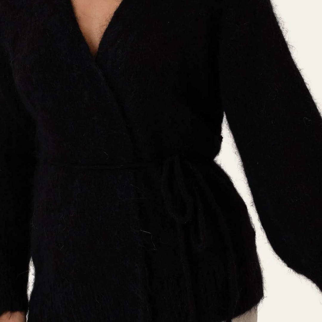 BYIC IdaIC Wrap Cardigan Svart