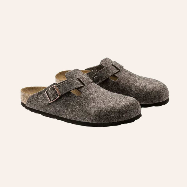 Birkenstock Tøfler Smal Boston Cocoa W