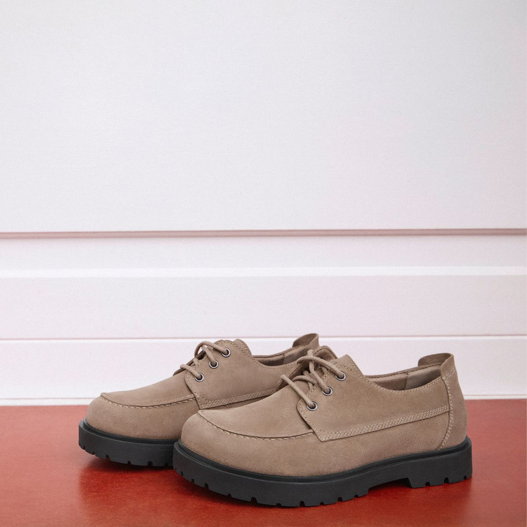 Birkenstock Highwood Moc Lace Gray Taupe