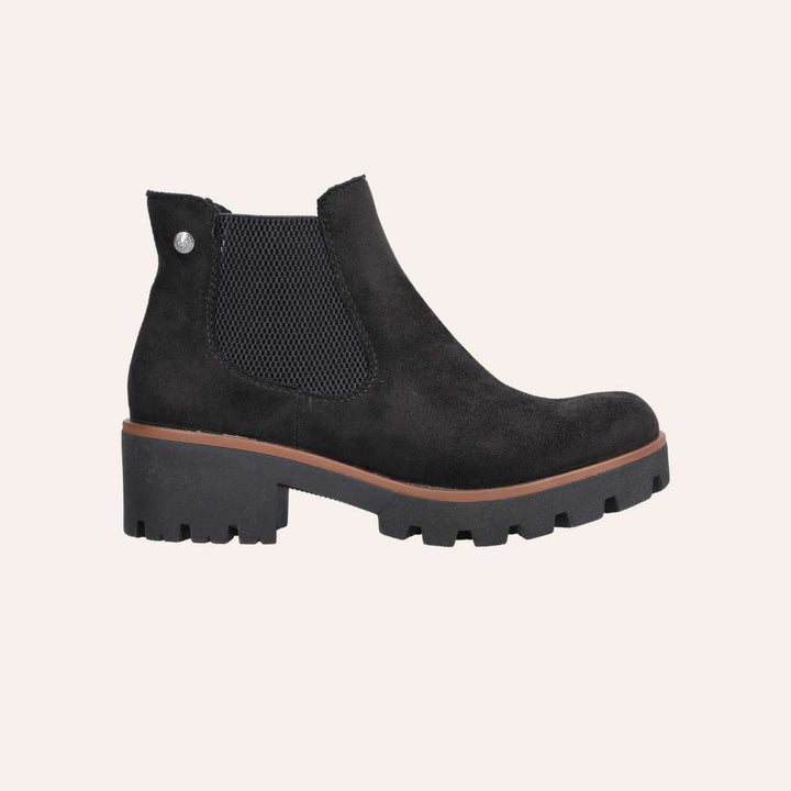 Rieker Støvlett Fleece Black W