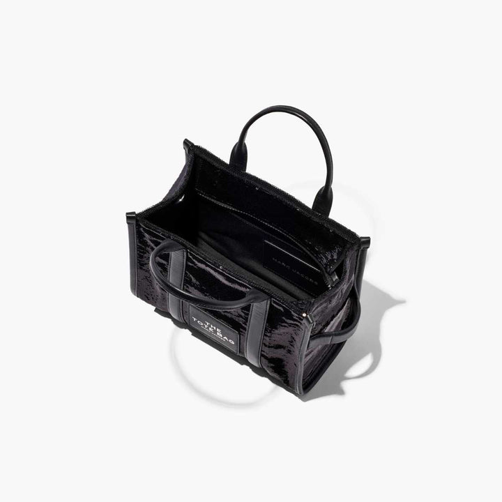 Marc Jacobs The Small Tote Bag Paljett Black