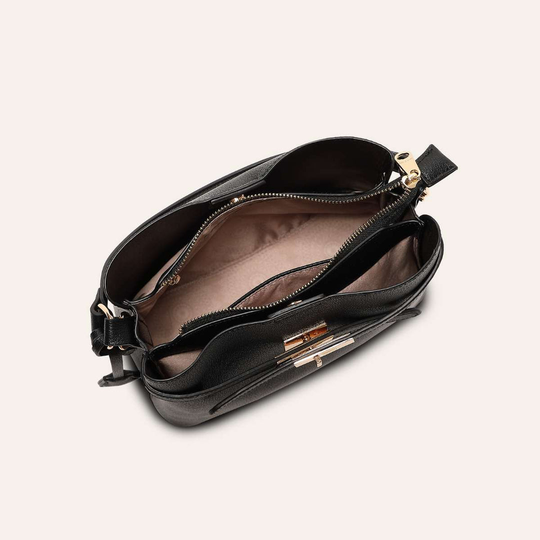 Puccini Becky Shoulder Bag Black