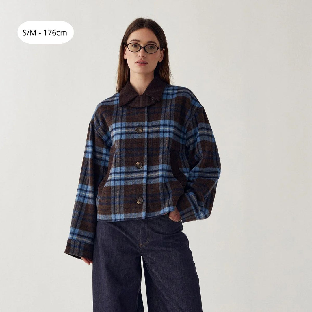 Noella Maiya Jacket Daliyah Blue Check