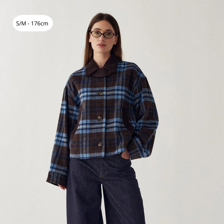 Noella Maiya Jacket Daliyah Blue Check